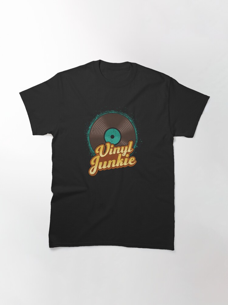 T-shirt classique ''Vinyl Junkie' : autre vue