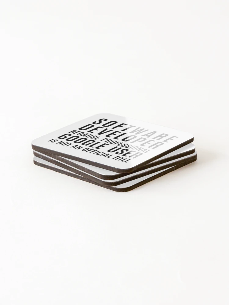 Thumbnail 4 of 5, Coasters (Set of 4), Software Developer designed and sold by lowercasev.