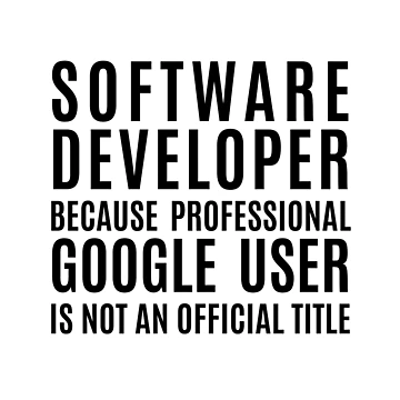 Artwork thumbnail, Software Developer by lowercasev