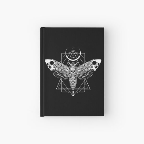 Surreal Death Moth Hardcover Journal