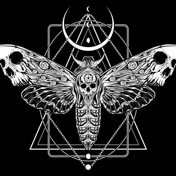 Artwork thumbnail, Surreal Death Moth by VonKowen