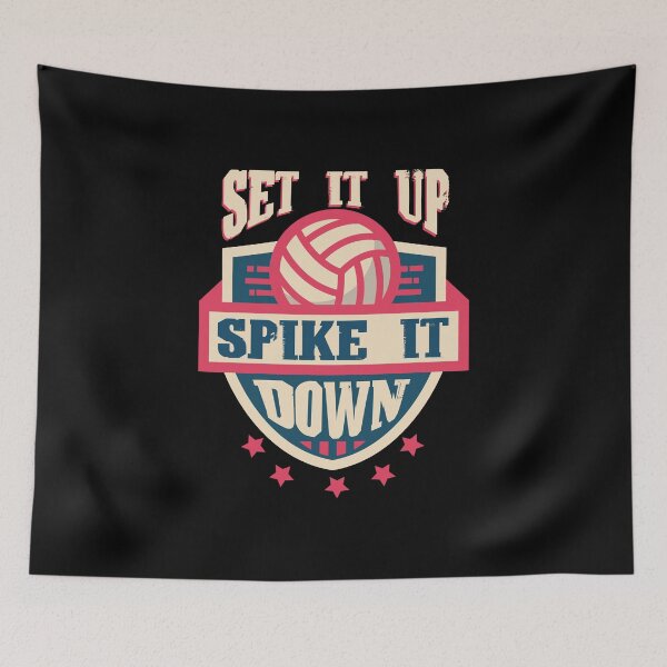 Item preview, Set It Up Spike It Down Volleyball Design designed and sold by groovezero.