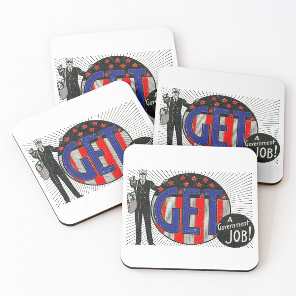 Item preview, Get A Govt Job. 1950s Style!  designed and sold by taspaul.