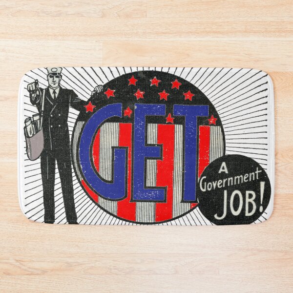 Item preview, Get A Govt Job. 1950s Style!  designed and sold by taspaul.