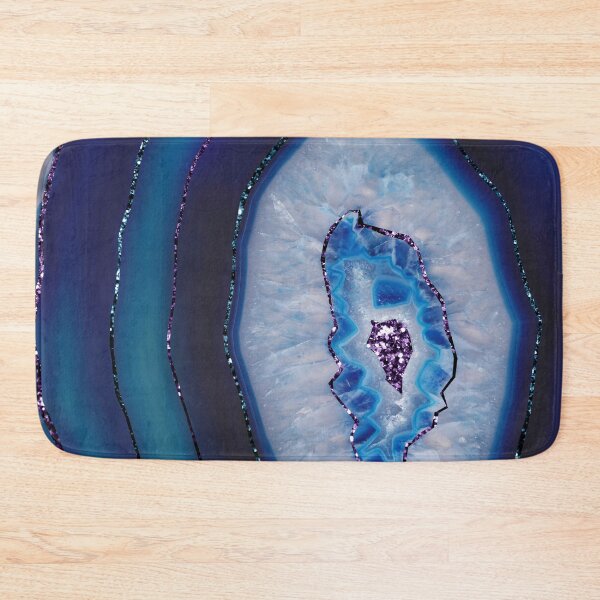 Item preview, Mermaid Agate with Purple Blue Glam #1 (Photo of Glitter Only - Not Reflective) designed and sold by Anita's & Bella's Art.