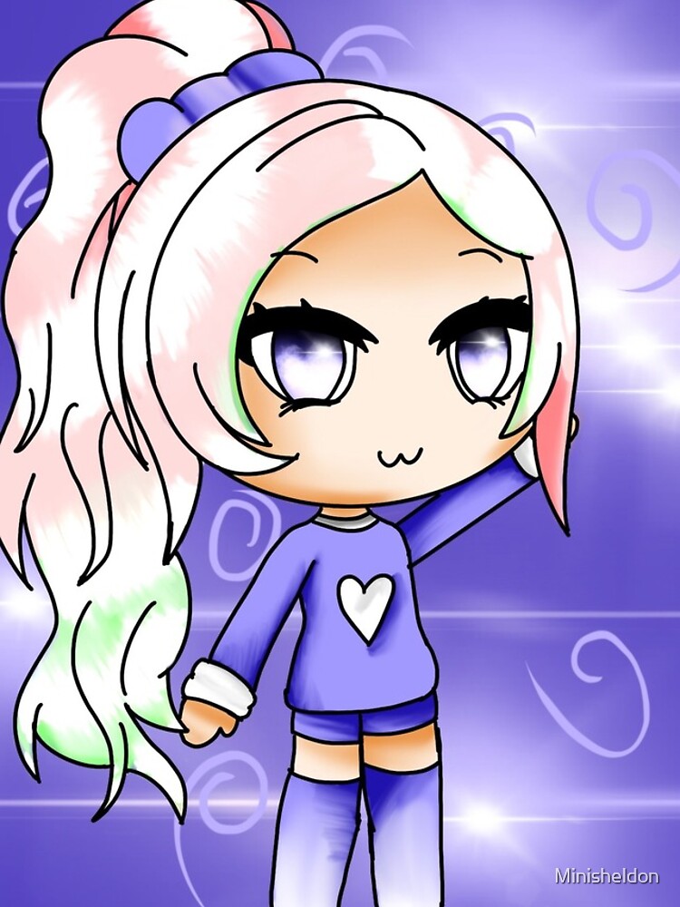 Ocean in Gacha Life Sticker for Sale by Minisheldon