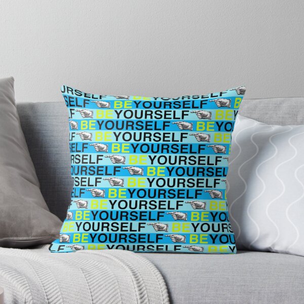 Item preview, Be yourself, typographic pattern designed and sold by Mauswohn.