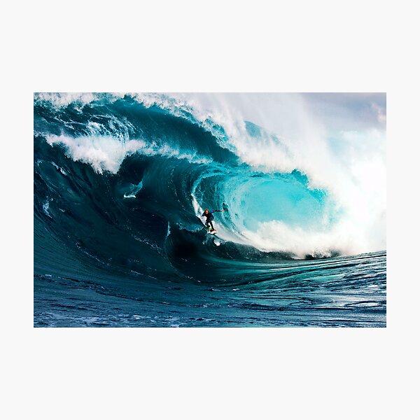 Item preview, A surfer takes on Shipstern Bluff designed and sold by andychiz.