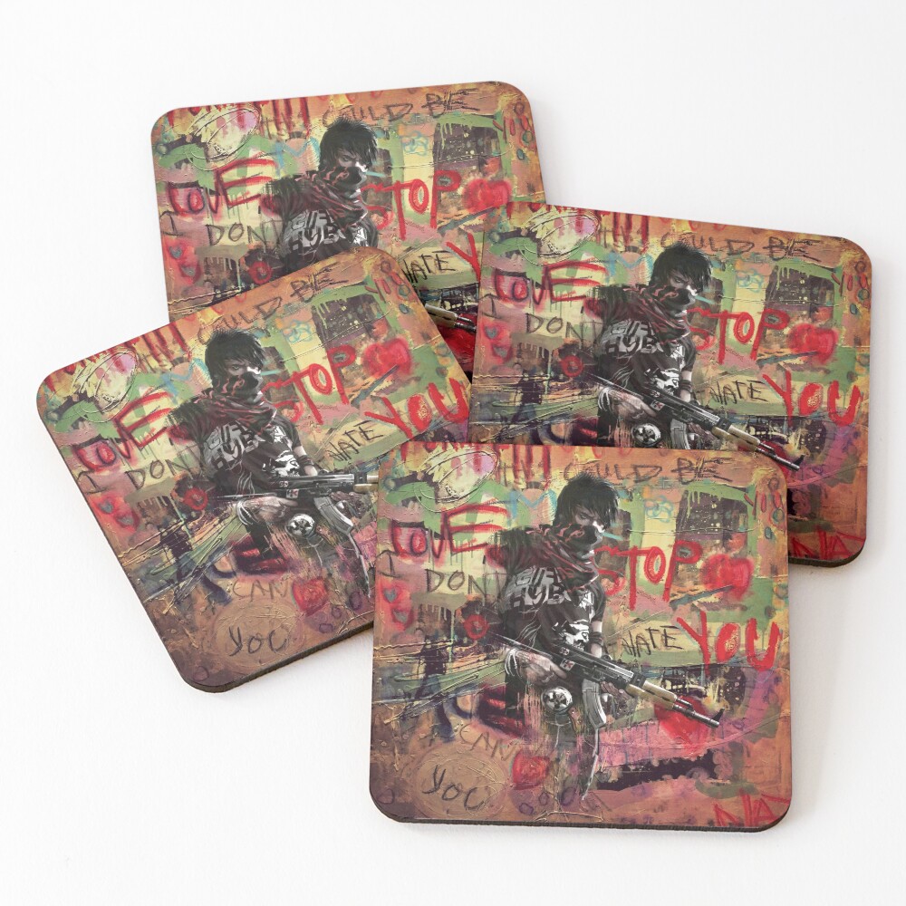 Item preview, Coasters (Set of 4) designed and sold by Helt-Sort.