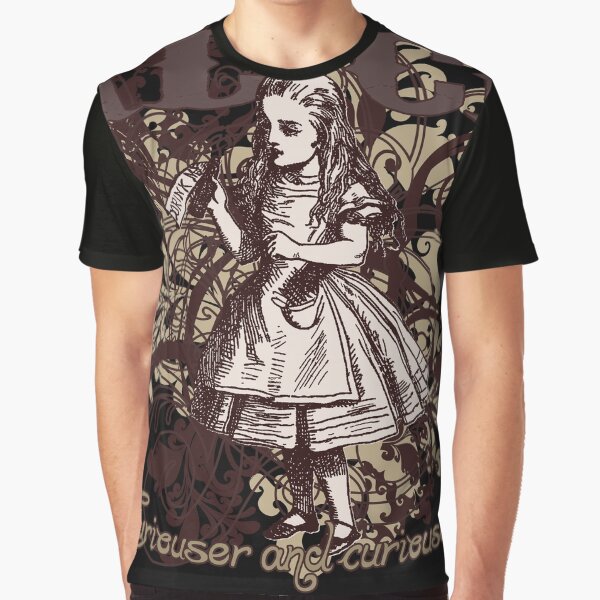 Alice In Wonderland Carnivale Style Graphic T-Shirt