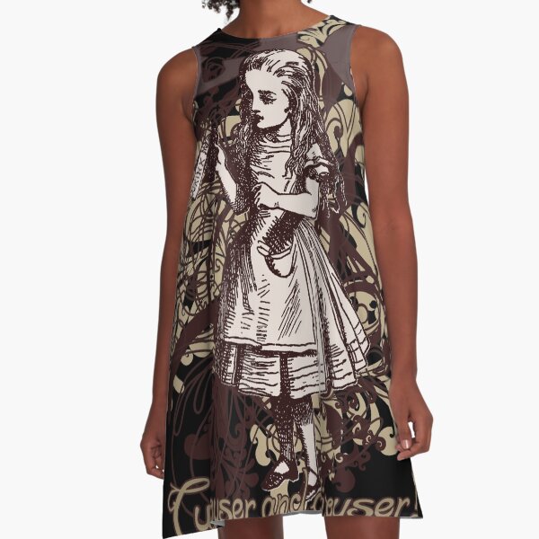 Alice In Wonderland Carnivale Style A-Line Dress