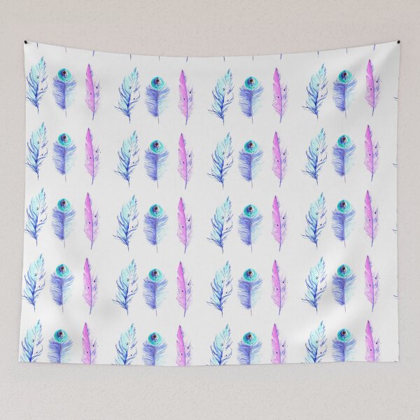 Item preview, Three blue feathers designed and sold by headpossum.