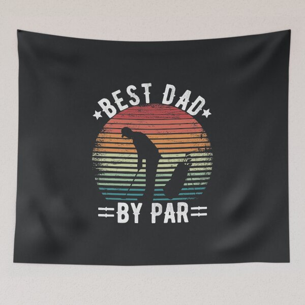 Item preview, Best Dad By Par Vintage Golfer Cool Golf Lover Fathers Day golfing funny gifts  designed and sold by alenaz.