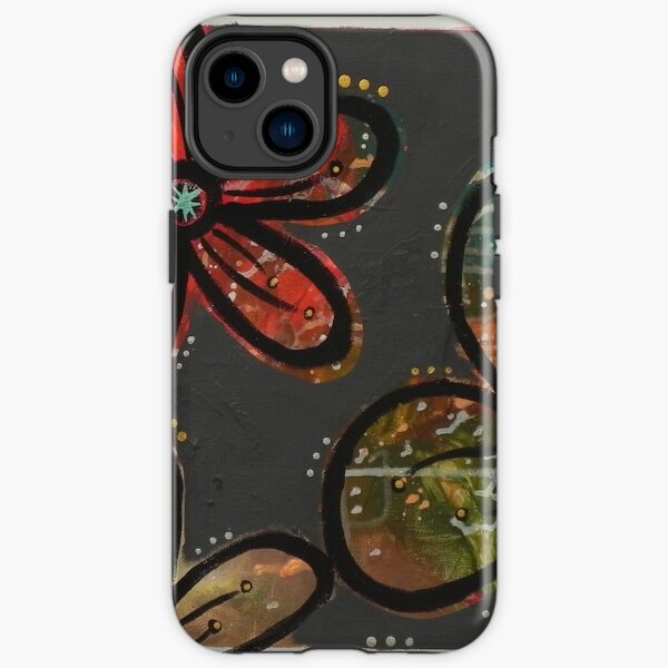 Gray Blossoms iPhone Tough Case
