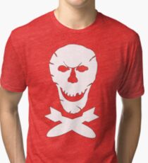 B-24 Jolly Roger Squadron Emblem Tri-blend T-Shirt