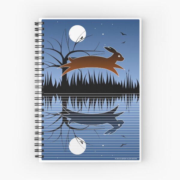 Item preview, Jumping Hare at Night designed and sold by andrewamoore.