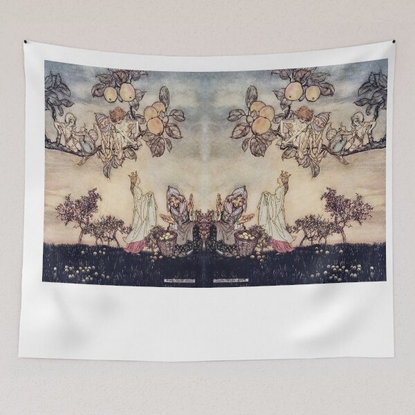Item preview, Arthur Rackham's fairies designed and sold by myatticstudio.