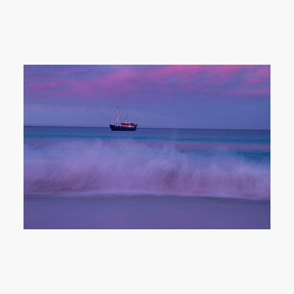 Item preview, Fishing Boat slow shutter at Eddystone Point designed and sold by andychiz.