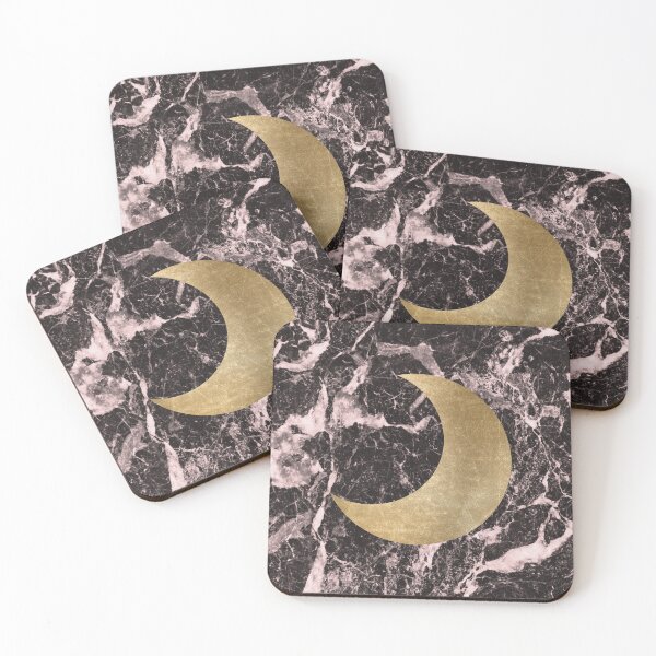 Item preview, Marble moon pink night sky designed and sold by peggieprints.