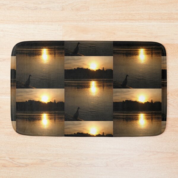 Item preview, Sunset Duck on banks of Rhone River Avignon France designed and sold by deanworld.