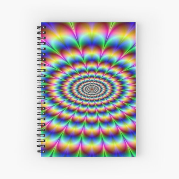 #Op #art - art movement, short for #optical art, is a style of #visual art that uses optical illusions Spiral Notebook