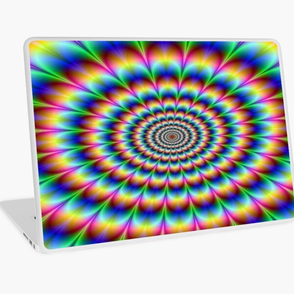 #Op #art - art movement, short for #optical art, is a style of #visual art that uses optical illusions Laptop Skin