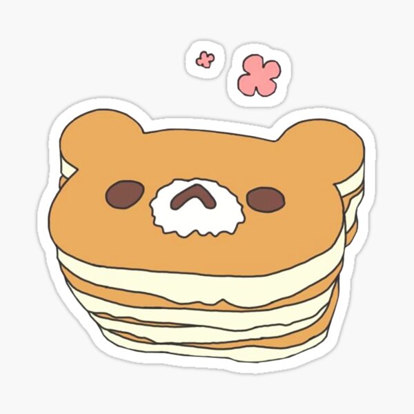 Kawaii Mushroom Bear Glossy Sticker Sheet Cute Kuma Cottage Core