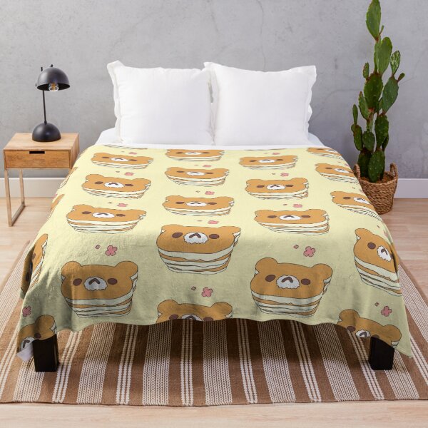 Item preview, Kawaii Bear Mascotte Pancake  designed and sold by PeachPantone.