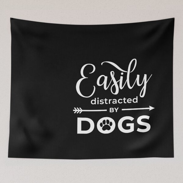 Item preview, Easily Distracted By Dogs Dog Shirts, Dog Lover Dog Lover Gifts, Dog Owner Gift, Funny Dog Shirts, Dog Shirt Women, FT37 designed and sold by MentDesigns.