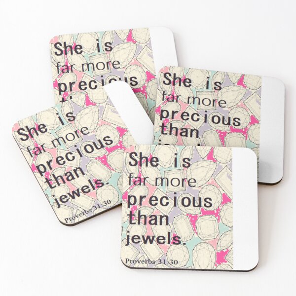 Item preview, 'More precious than jewels' wall art designed and sold by Little Seeds  Uk.