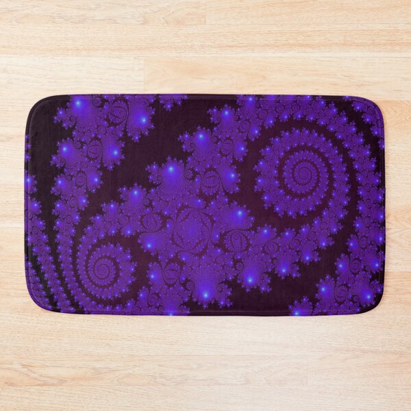 Item preview, Blue and Black Spiral Fractal Patterns designed and sold by MurphyMorganGifts.