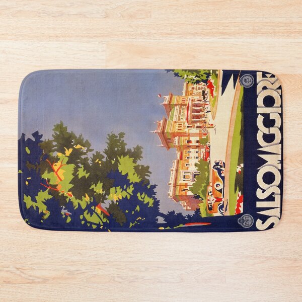 Item preview, Salsomaggiore art deco vintage Italian travel ad designed and sold by aapshop.