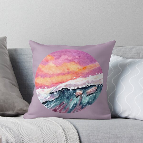 Item preview, Ocean Love - Round - Watercolour Painting designed and sold by Pattokarts.