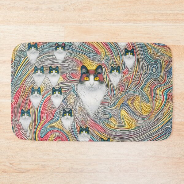 Item preview, Abstract fibonacci cats designed and sold by blackhalt.