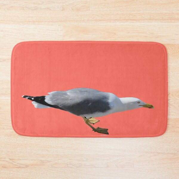 Item preview, Seagull on living coral background designed and sold by AHELENE.