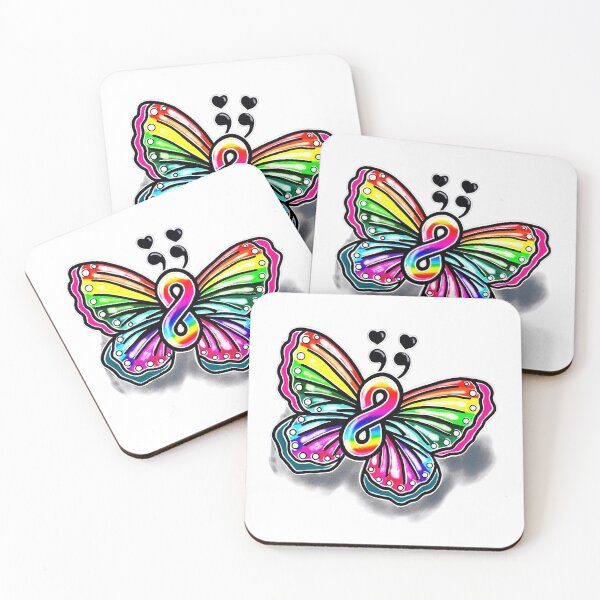 Item preview, Neurodivergent butterfly designed and sold by AuDHDesigns AUS .