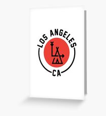 LA - Los Angeles Greeting Card