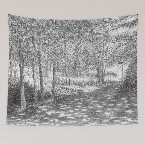 Item preview, WALKING BY THE LADE IN COLZIUM PARK designed and sold by Calgacus.