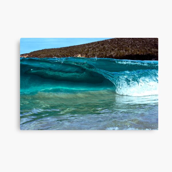 Mini Wave Wineglass Bay Canvas Print