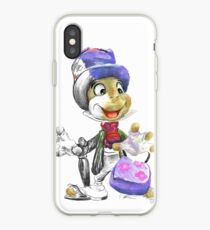 Charcoal and Oil - Jiminy Cricket iPhone Case