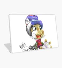 Charcoal and Oil - Jiminy Cricket Laptop Skin