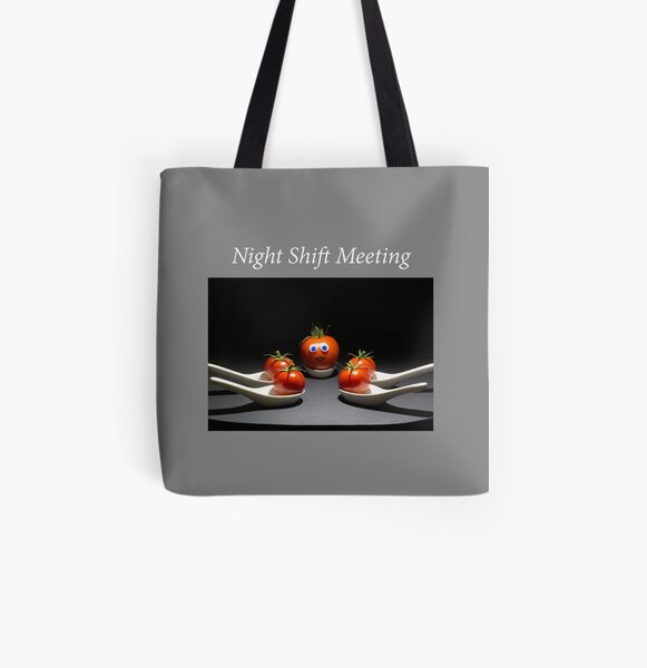 Night Shift meeting All Over Print Tote Bag