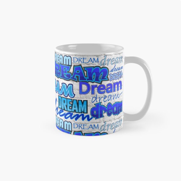 Item preview, Blue Dream Inspiration Motivation Pattern designed and sold by theartofvikki.