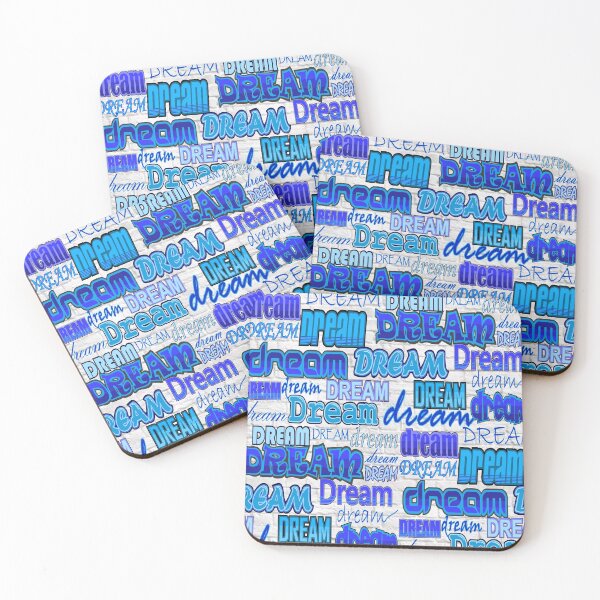 Item preview, Blue Dream Inspiration Motivation Pattern designed and sold by theartofvikki.