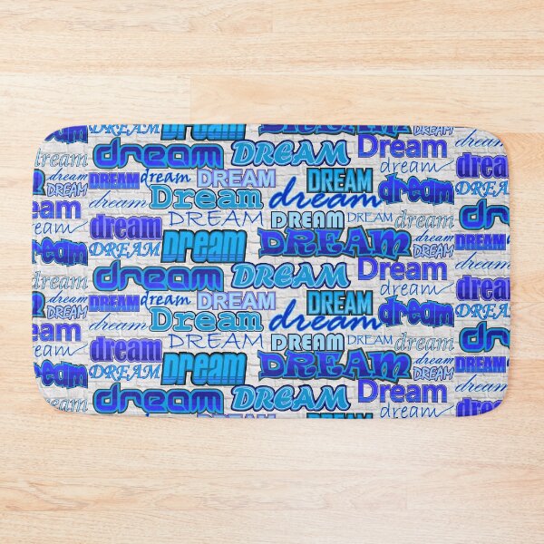 Item preview, Blue Dream Inspiration Motivation Pattern designed and sold by theartofvikki.