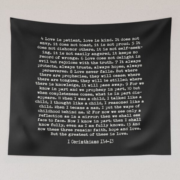 Item preview, LOVE IS 1 Corinthians 13:4-13 designed and sold by czerinaart.