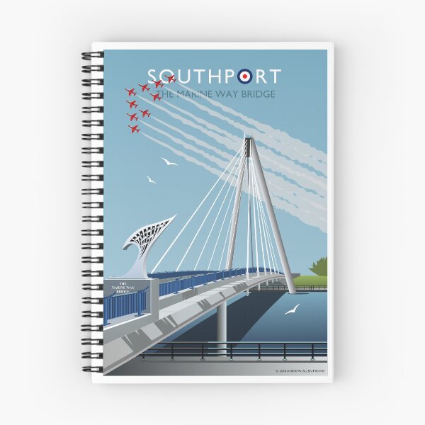 Item preview, Red Arrows at Southport Marine Way Bridge designed and sold by andrewamoore.