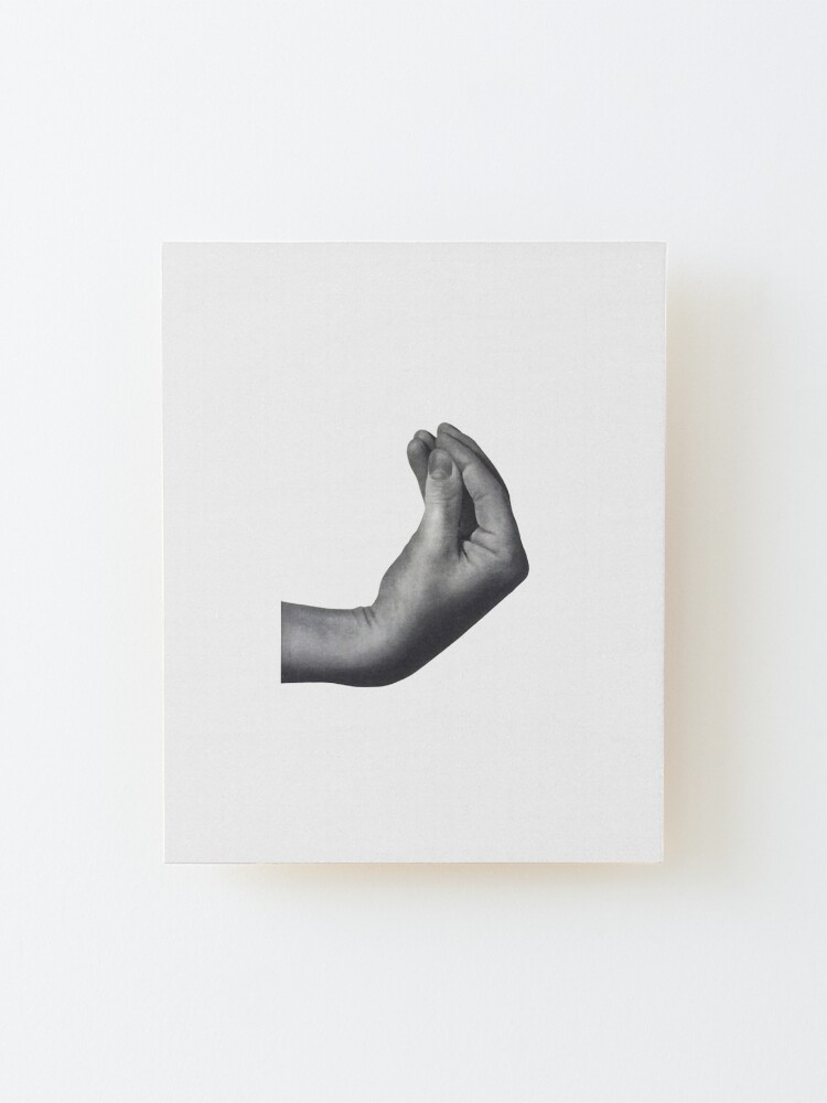 Alternate view of Italian hand Mounted Print