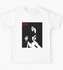 Yeah Yeahs in Schwarz und Weiß Kinder T-Shirt