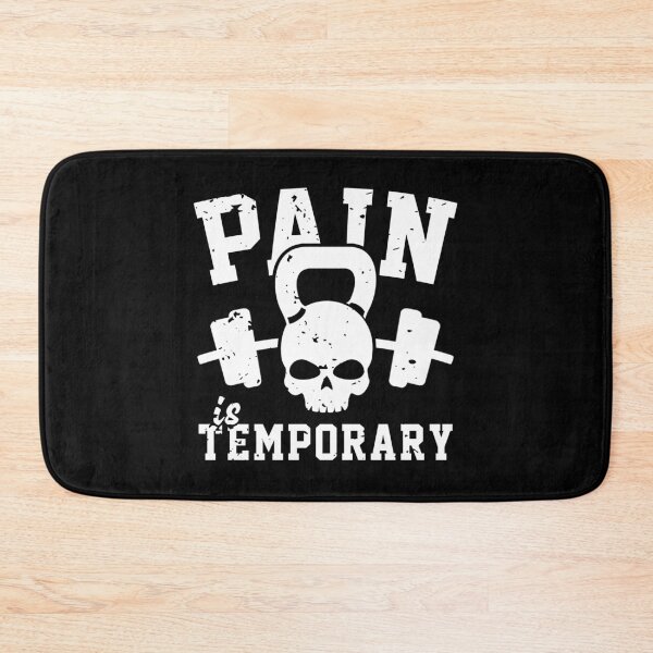 Item preview, Motivational Training Kettlebell Skull Pain Is Temporary designed and sold by hadicazvysavaca.